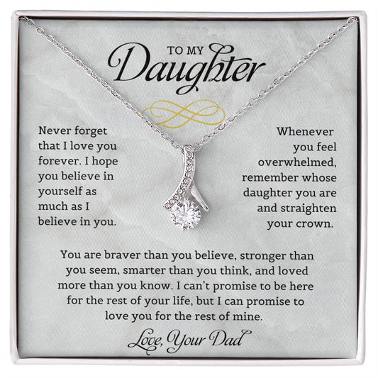 To My Daughter | Love Knot Necklace