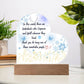 Acrylic Heart Plaque | Thank you for Being