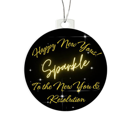 Happy New Yous! | Acrylic Ornament |To the New You & Resolution